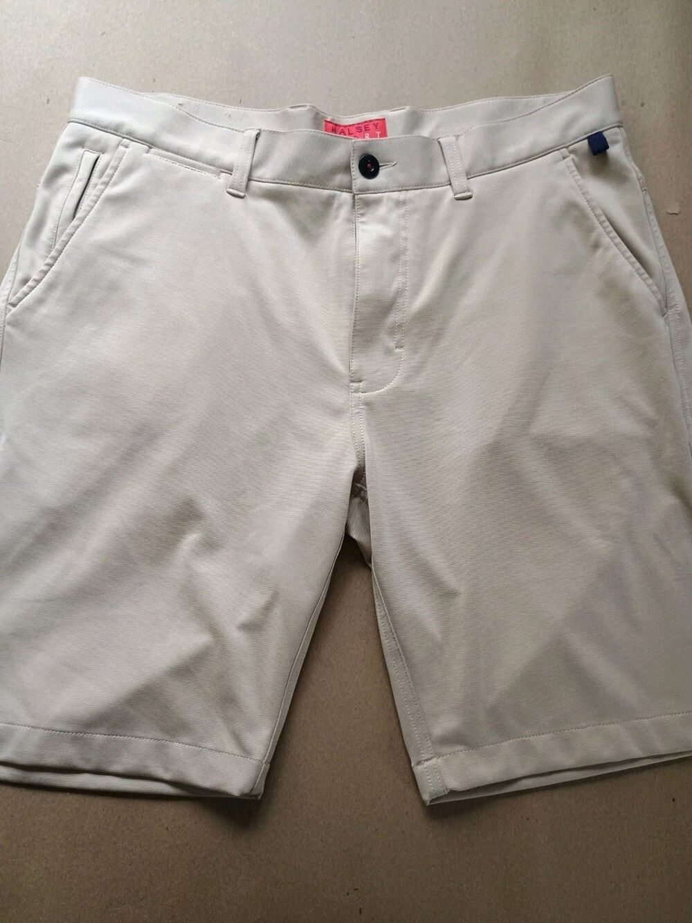 Halsey Shorts Mens 34 Beige Sport Golf Leisure Travel Breakwater